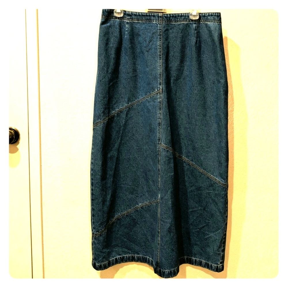 Denim Skirt by Susan Bristol